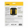 Prime Wire & Cable Prime Power Hub With USB, 15 A, 125 V, 2 -USB Port, 5 -Outlet, Black/Yellow PBWTU345